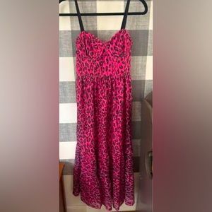NWT Super Sassy Betsey Johnson Corset Maxi Dress Size 4